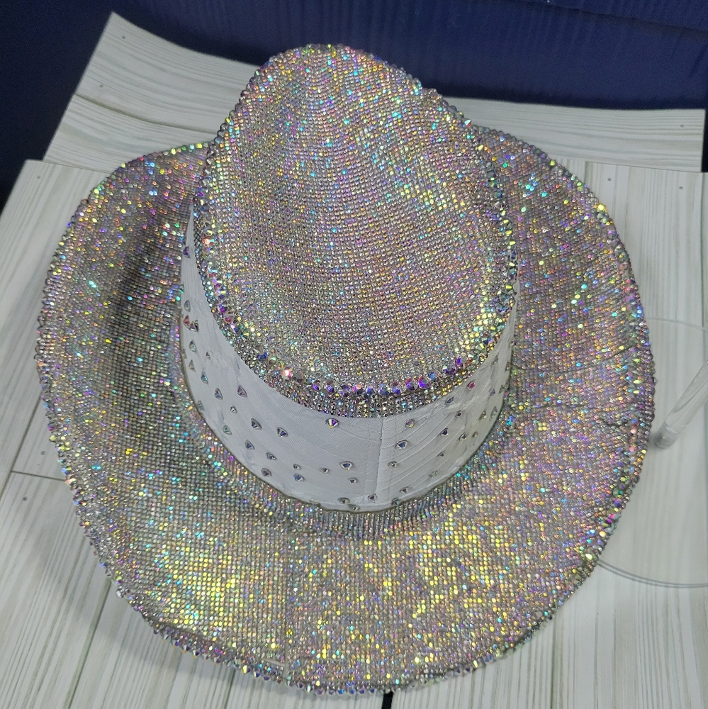 Rhinestone western cowgirl Hat